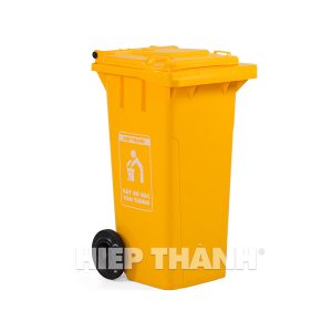 Thùng Rác 120L Nắp Kín - Hình ảnh 8