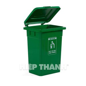 Thùng Rác 90L Nắp Kín - Hình ảnh 5