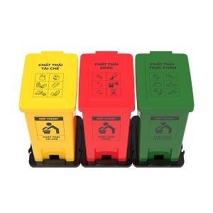 Thùng Rác Đạp Nhật Phân Loại - Hình ảnh 9