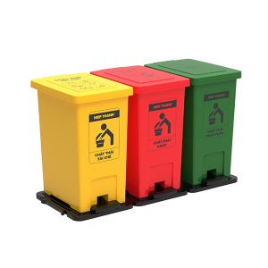 Thùng Rác Đạp Nhật Phân Loại - Hình ảnh 10